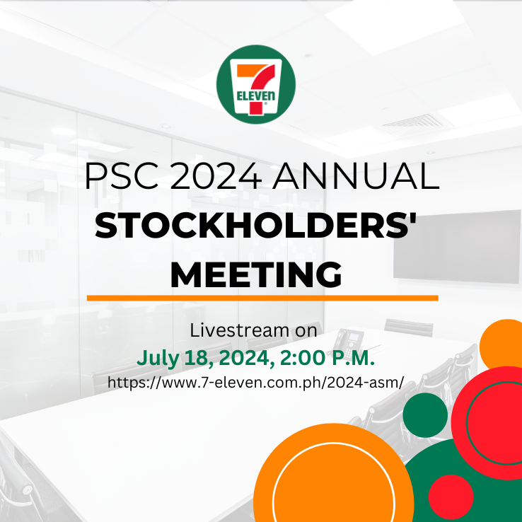 7-Eleven | PSC 2024 Annual Stockholders’ Meeting